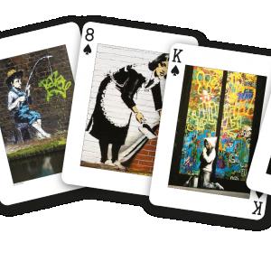 PIATNIK  Žaidimo kortos &bdquo;Banksy&ldquo;
