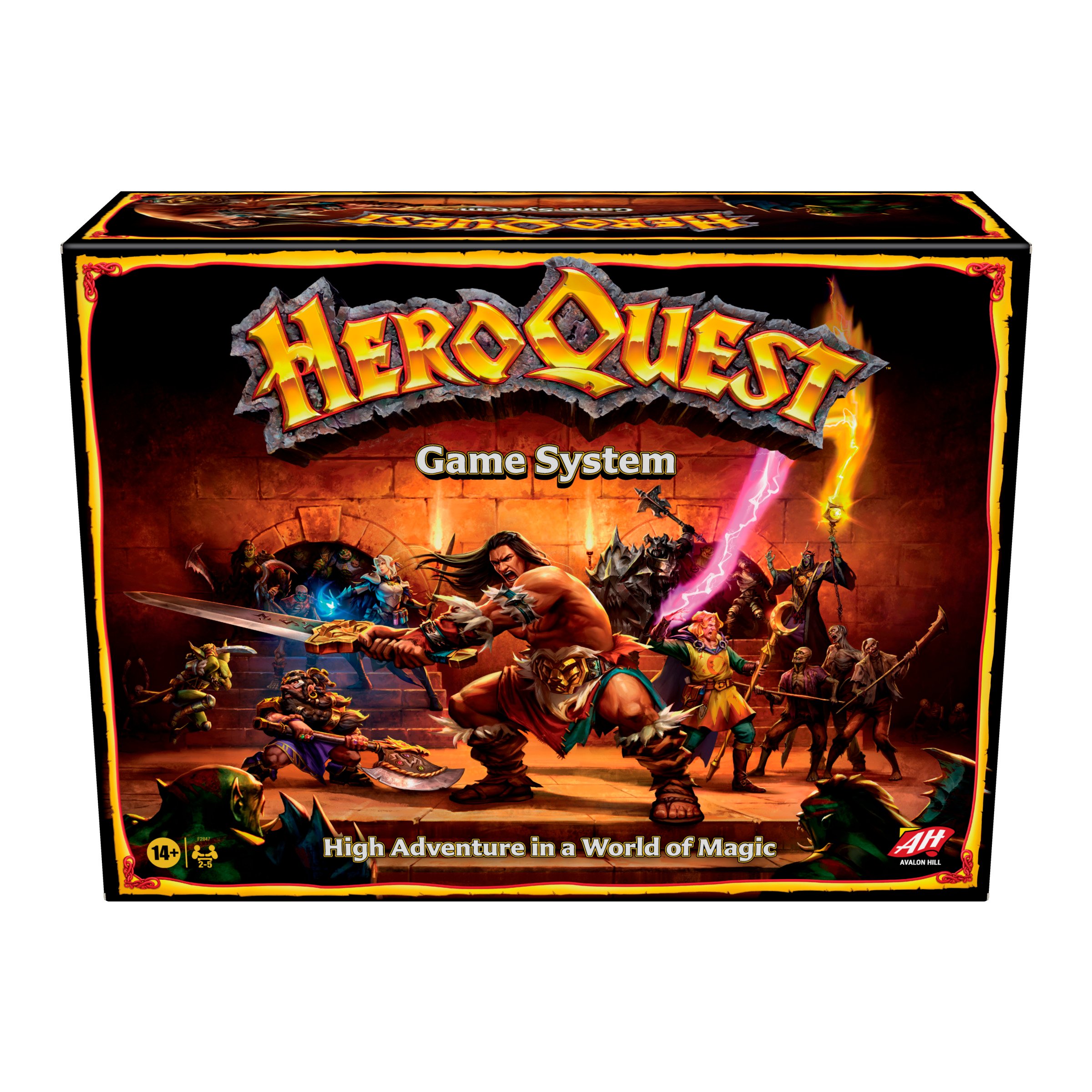 HASBRO GAMING Žaidimas „HeroQuest“ (Anglų kalba)