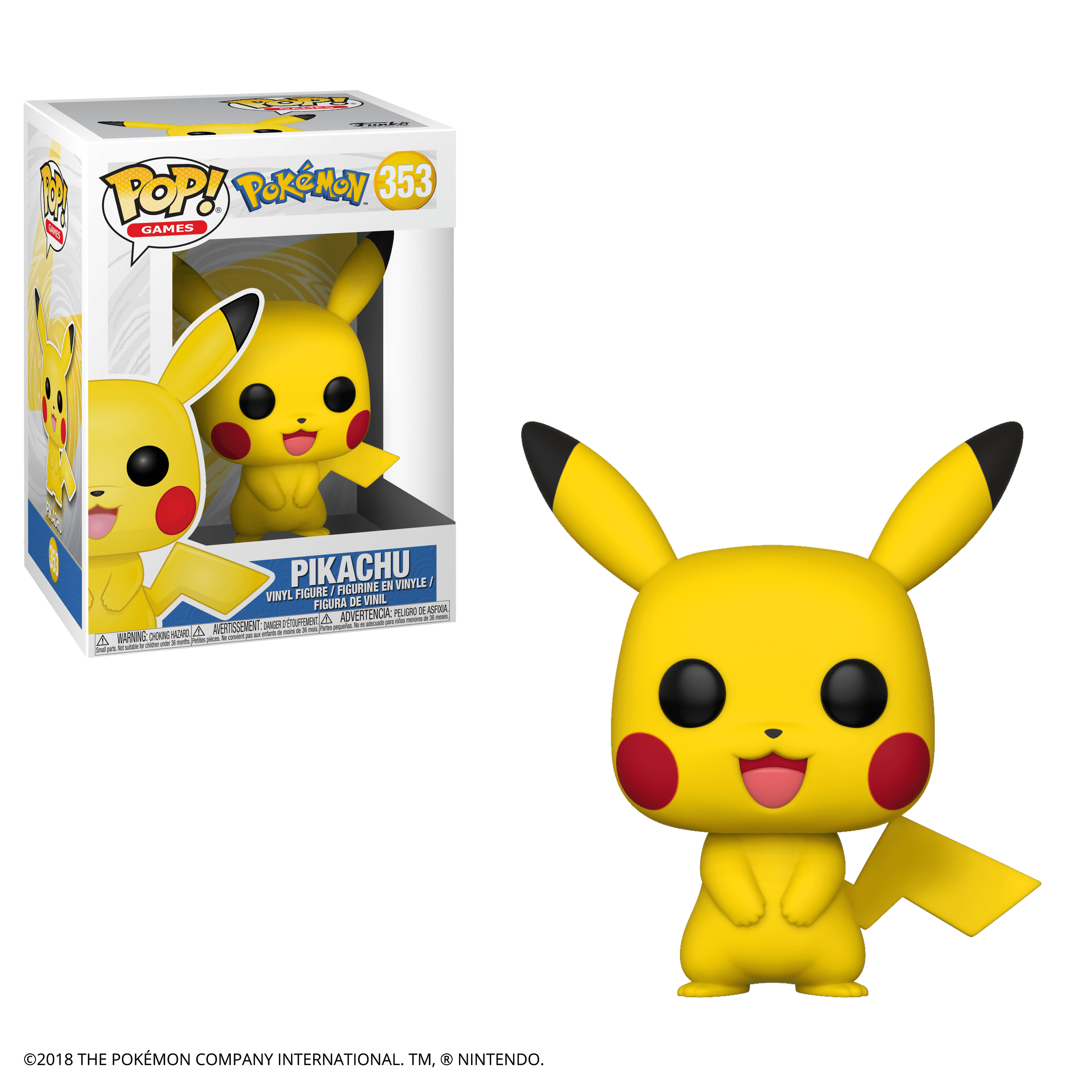 FUNKO  POP! Vinilinė figūrėlė: Pokemon - Pikachu, 11,4 cm