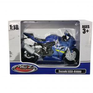 MSZ  Motociklas SUZUKI GSR-R1000, 1:18