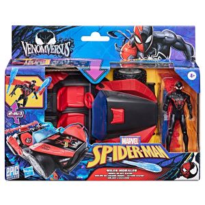 SPIDER-MAN  playset Spider mobile and Miles Morales 10 cm
