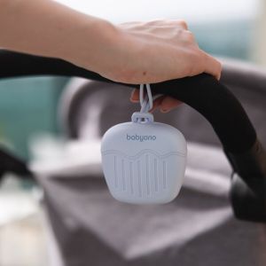 BabyOno čiulptukų dėklas silikoninis mėlynas 1656/01