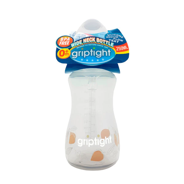 GRIPTIGHT buteliukas plačiu kakleliu 250 ml.