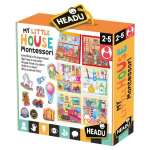 HEADU  &bdquo;Montessori&ldquo; lavinančios kortelės &bdquo;Mano namelis&ldquo;