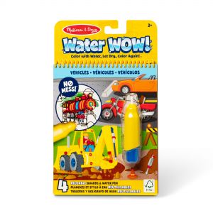 MELISSA & DOUG  WATER WOW! Pie&scaron;imo vandeniu rinkinys &bdquo;Transporto priemonės&ldquo;