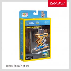 CUBIC FUN  National Geographic 3D-palapeli "Hidraulinis Keltuvas"