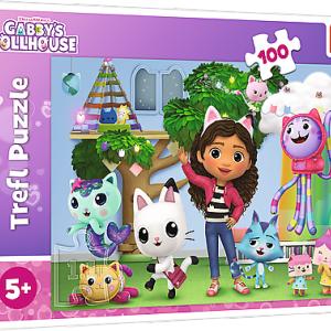 GABBY&acute;S DOLLHOUSE TREFL  dėlionė 100 det.