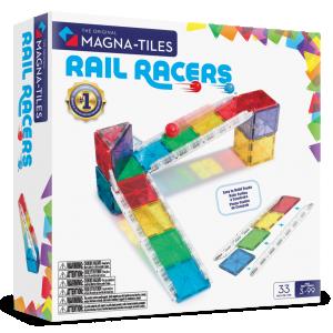 MAGNA-TILES  Magnetinis konstruktorius &bdquo;Kamuoliuko trasa&ldquo;, 33 det.