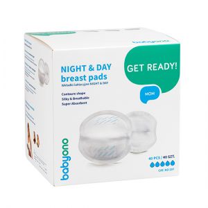 BabyOno  įdėklai į liemenėlę NIGHT / DAY 40 vnt 297/01 297/01