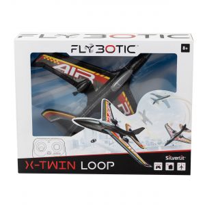 FLYBOTIC  Radijo bangomis valdomas  lėktuvas &bdquo;X-Twin Loop&ldquo;, 29 cm