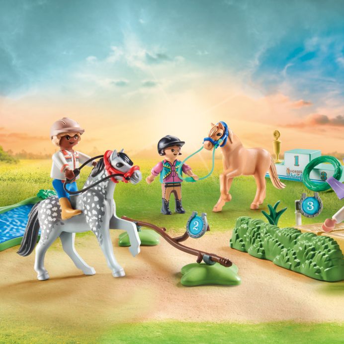 PLAYMOBIL HORSES OF WATERFALL Ponių turnyras 71495 &ndash; nuotrauka 2