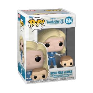 FUNKO  POP! Vinilinė figūrėlė: Marvel: The Fantastic Four: First Steps - Invisible Woman & Franklin
