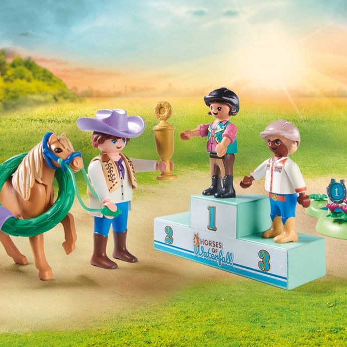 PLAYMOBIL HORSES OF WATERFALL Ponių turnyras 71495 &ndash; nuotrauka 3