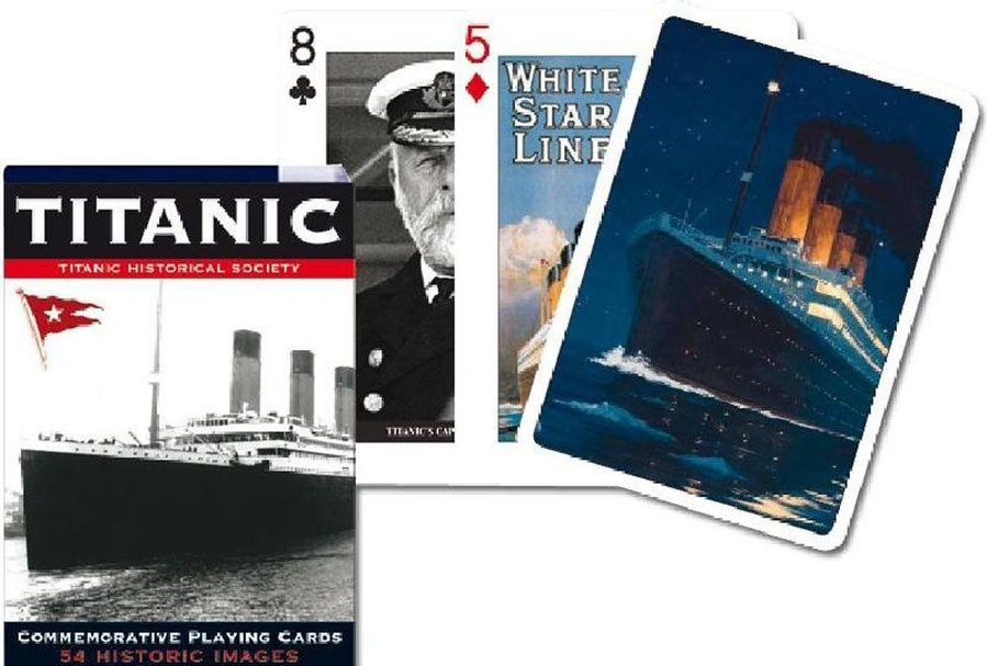 PIATNIK  Žaidimo kortos „Titanic“