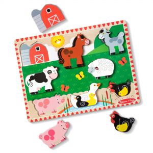 MELISSA & DOUG  Dėlionė &bdquo;Ūkis&ldquo;