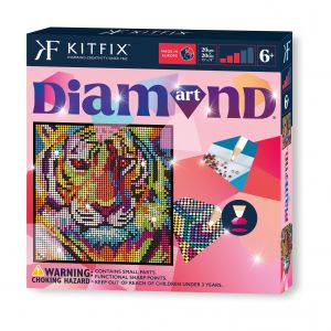KITFIX  DIY Deimančiukų menas &bdquo;Tigras&ldquo;