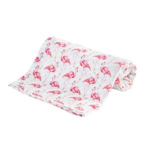 Bocioland  bambukinis vystyklas 30X30 flamingo BOC0321 