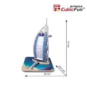 CUBIC FUN CUBICFUN 3D dėlionė &bdquo;Vie&scaron;butis Burj al-Arab&ldquo;