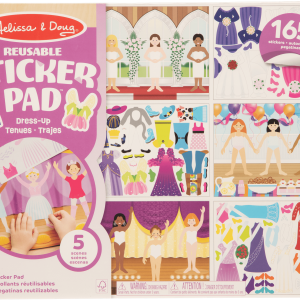 MELISSA & DOUG  Daugkartinio naudojimo lipdukų knygelė &bdquo;Aprenk mane&ldquo;
