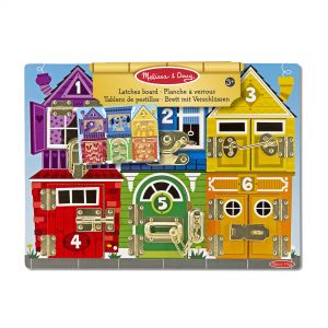 MELISSA & DOUG  playset Latches Board