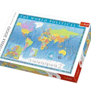 TREFL PUZZLES TREFL dėlionė &bdquo;Pasaulio žemėlapis&ldquo;, 2000 det.