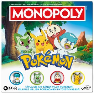 MONOPOLY  Žaidimas &bdquo;Monopolis: Pokemonai&ldquo;, suomių/&scaron;vedų k.