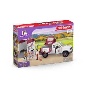 SCHLEICH  HORSE CLUB Mobilioji veterinarė su priekaba