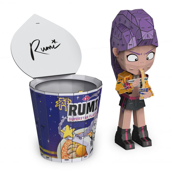 4D PUZZLE K-POP DEMON HUNTERS 4D dėlionė &bdquo;Ramenas: Rumi&ldquo; &ndash; nuotrauka 3