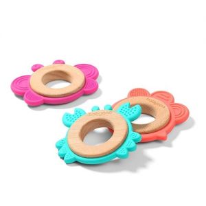 BabyOno kramtukas medinis - silikoninis