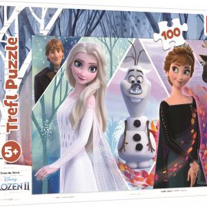 FROZEN TREFL 100 det. dėlionė &bdquo;Ledo &scaron;alis 2&ldquo;