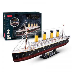 CUBIC FUN CUBICFUN 3D dėlionė su LED ap&scaron;vietimu &bdquo;Titanic&ldquo;