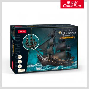 CUBIC FUN CUBICFUN 3D dėlionė su LED (didelė)&bdquo;Karalienės Anos ker&scaron;tas"