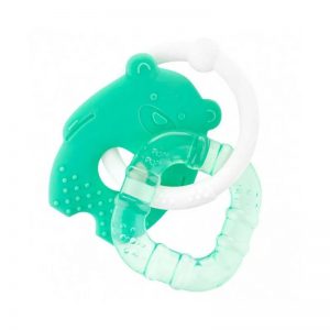 Akuku  silikoninis kramtukas BEAR/SQUARE, A0124
