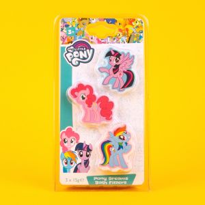 My Little Pony vonios burbulų rinkinys 3 vnt.x15g  BATH FIZZERS 