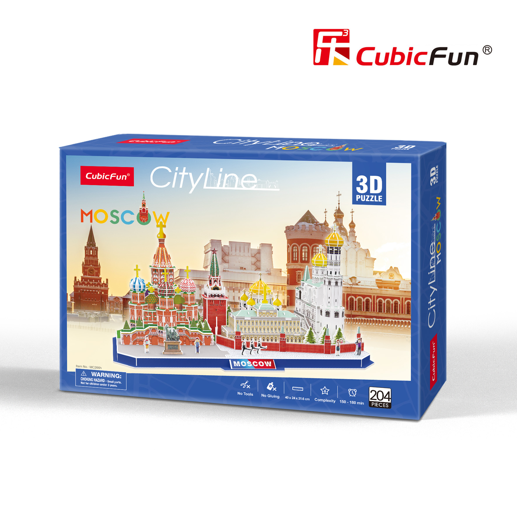 CUBIC FUN CUBICFUN 3D dėlionė „Maskva“
