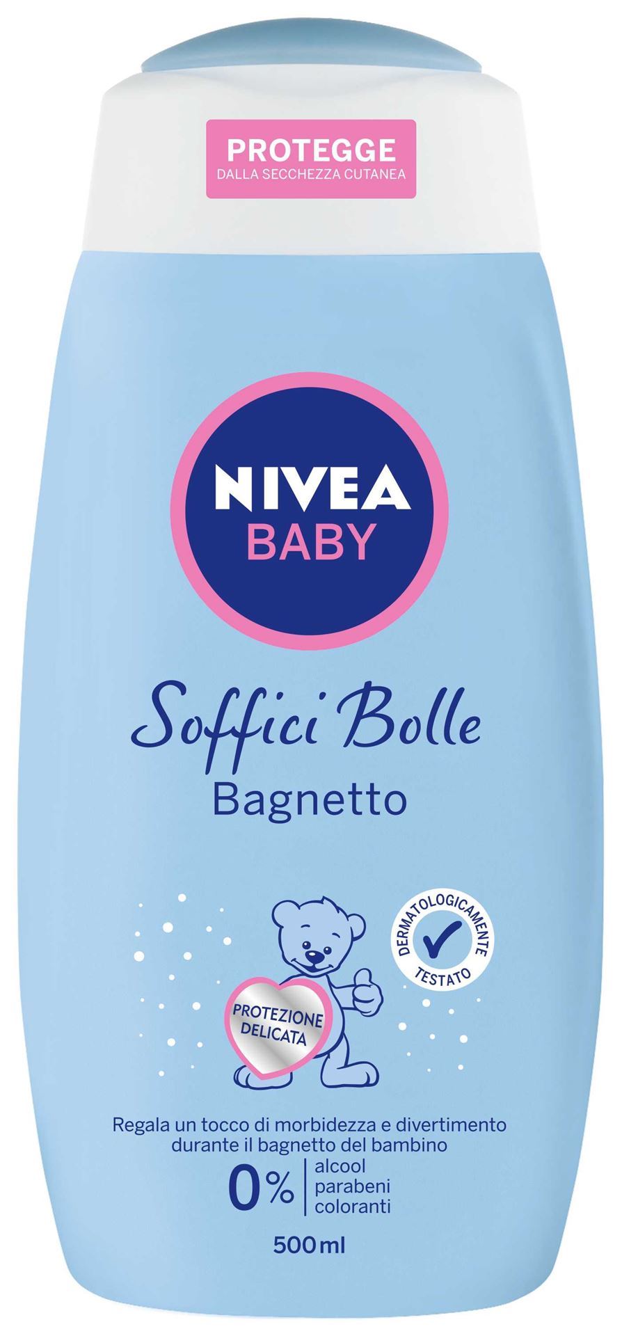 Nivea Baby švelnus vonios minkštiklis ir prausiklis kūdikiams, 500 ml, BABY SOFT BATH