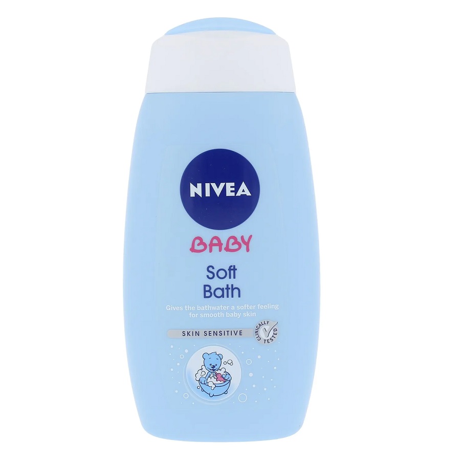 Nivea Baby švelnus vonios minkštiklis ir prausiklis kūdikiams, 500 ml, BABY SOFT BATH
