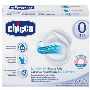 Chicco  Antibakteriniai krūtų įklotai, 30vnt.
