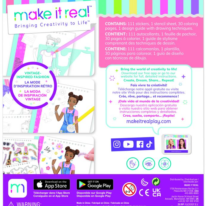 MAKE IT REAL Eskizų knygelė &bdquo;Meilė ir ramunėlės&ldquo; &ndash; nuotrauka 2