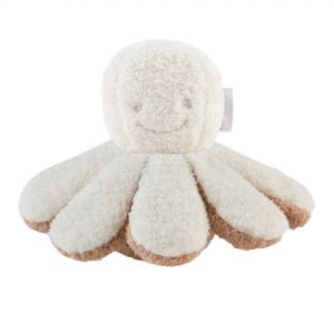 NATTOU  TEDDY Pliu&scaron;inis a&scaron;tuonkojis, kreminis