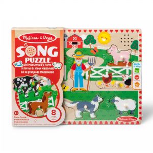MELISSA & DOUG  Grojanti dėlionė &bdquo;Old MacDonald&acute;s Farm&ldquo;, EN