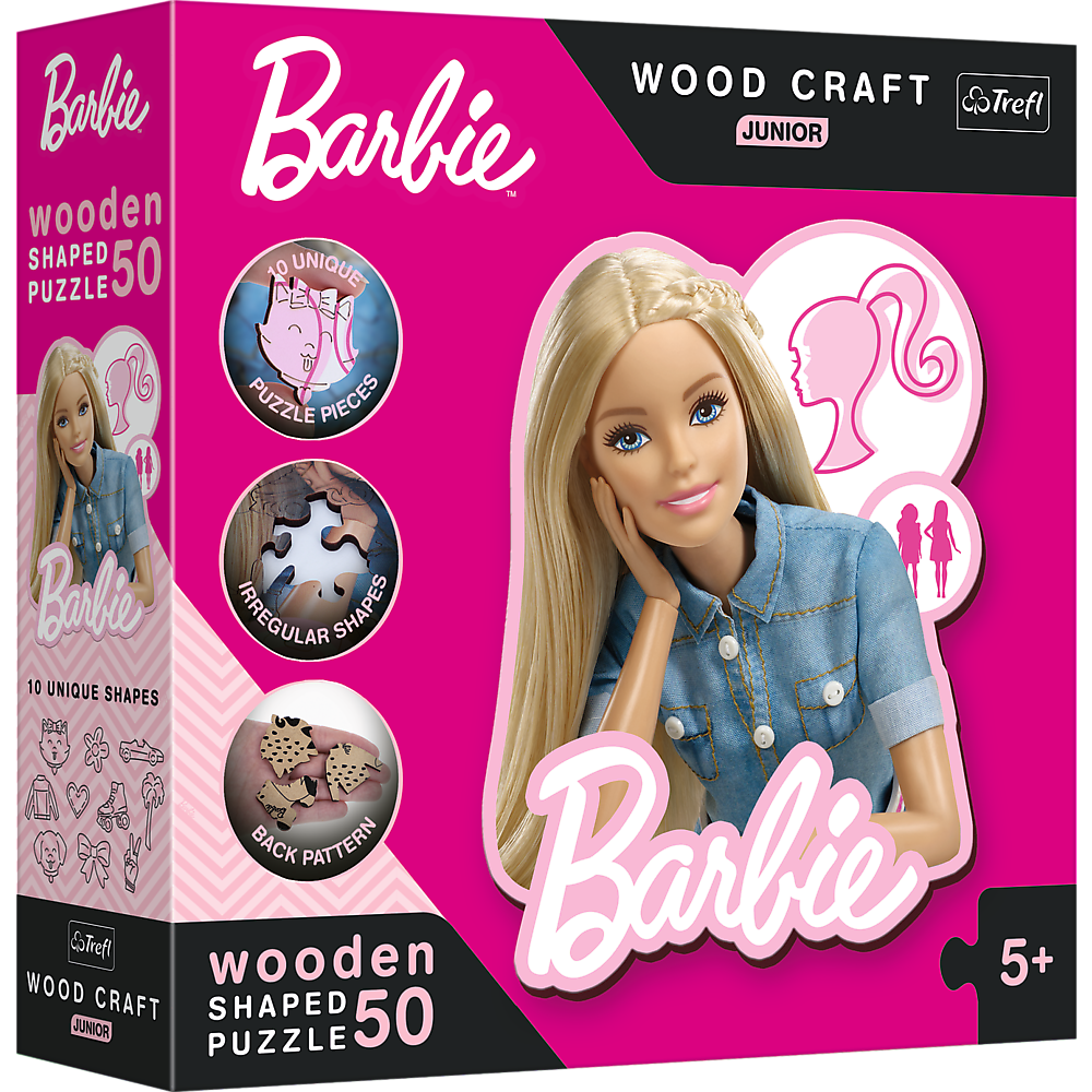 Barbie TREFL  medinė dėlionė „“, 50 det.