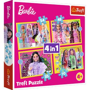 Barbie TREFL  4 dėlionių rinkinys