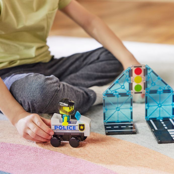 MAGNA-TILES Magnetinis konstruktorius &bdquo;Policijos patrulis&ldquo;, 20 det. &ndash; nuotrauka 5