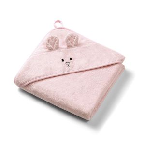 BabyOno rank&scaron;luostis su gobtuvu bambukinis 100x100 rožinis 1553/04