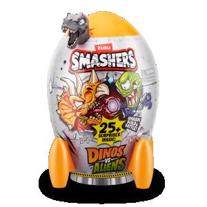 SMASHERS  Rinkinys siurprizas &bdquo;Dinozaurai prie&scaron; ateivius&ldquo;