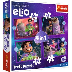 TREFL  DISNEY ELIO 4 dėlionių rinkinys