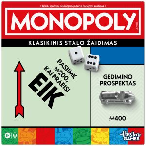 MONOPOLY  Žaidimas &bdquo;Monopolis&ldquo;,  (lietuvių kalba)