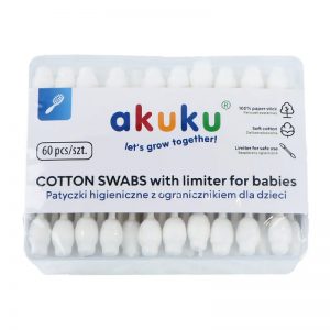 Akuku  saugūs krap&scaron;tukai ausims 60 vnt., A0710