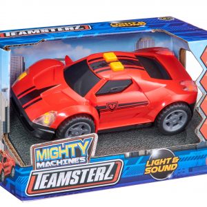 TEAMSTERZ  MIGHTY MACHINES Superautomobilis su &scaron;viesomis ir garsais, 12,5 cm